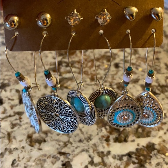 Jewelry Boho Style Earrings Bundle Of 6 Poshmark